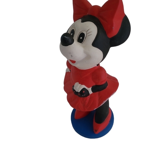 VINTAGE Disney Minnie Mouse Chalkware Plaster Piggy Coin Bank   Mexico  12" - Picture 3 of 16